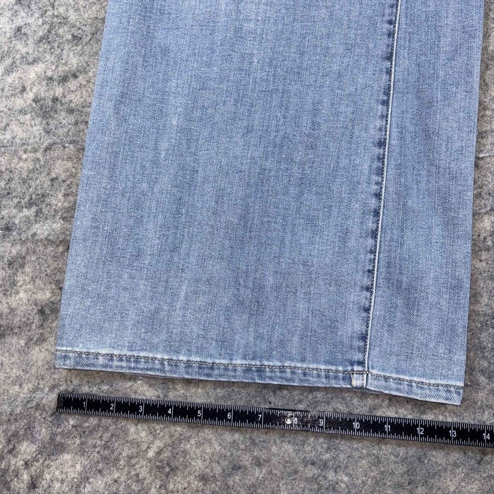 New Liverpool Belted Jeans Women's 31 Light Wash Stride Hi-Rise Wide Leg - Picture 6 of 15
